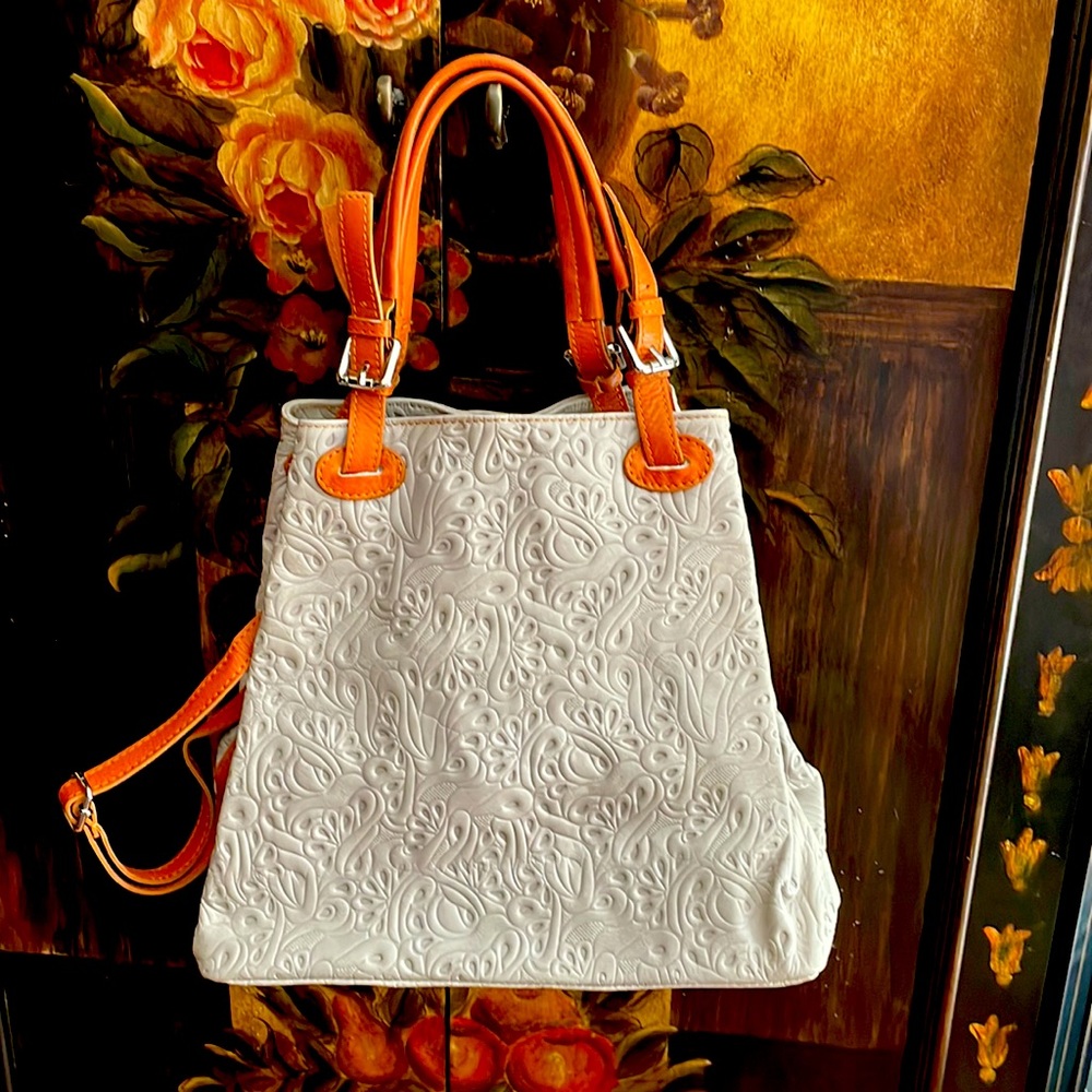 Leather Italian handbag